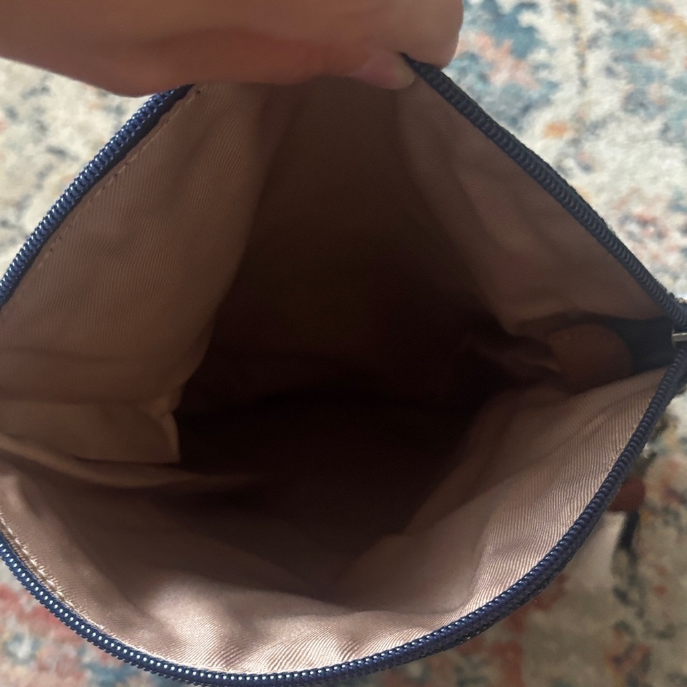 Sakroots Navy and Brown Floral Shoulder Bag - Picture 10 of 12